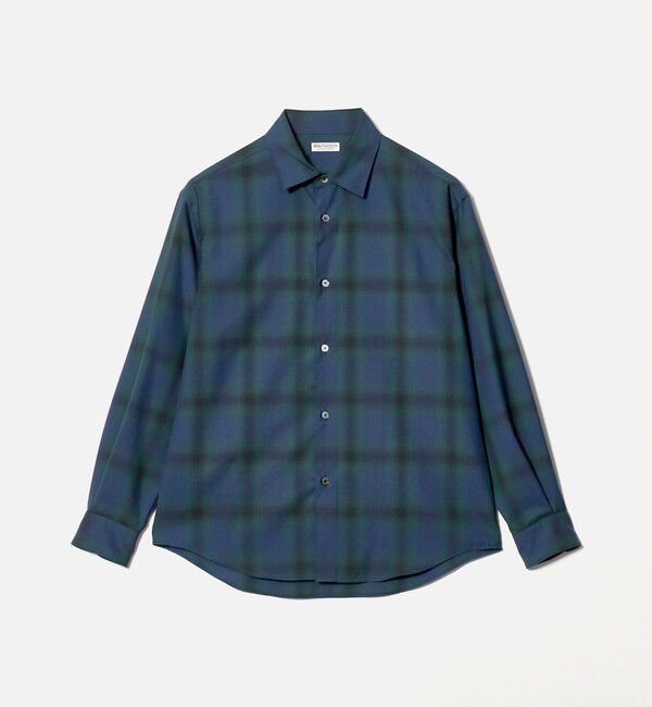 BEAUTY&YOUTH UNITED ARROWS「尾州 ウーステッド チェック レギュラー シャツ GRANDE TAPERD型 ウォッシャブル MADE IN JAPAN」|シャツ・ブラウス|