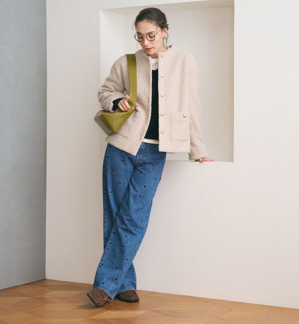 BEAUTY&YOUTH UNITED ARROWS「【WEB限定】ナッピング ノーカラージャケット」|ノーカラージャケット|