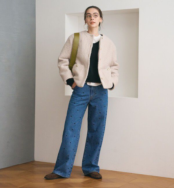 BEAUTY&YOUTH UNITED ARROWS「【WEB限定】ナッピング ノーカラージャケット」|ノーカラージャケット|
