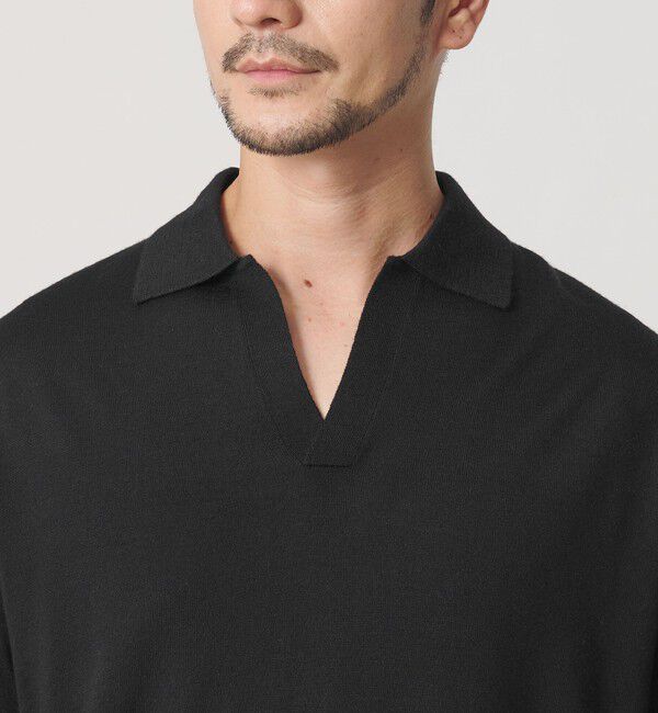 BEAUTY&YOUTH UNITED ARROWS「【WEB限定 WARDROBE SMART】マシーンウォッシャブル ウールミックス スキッパー ニット」|ニット・セーター|
