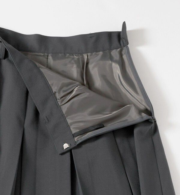 BEAUTY&YOUTH UNITED ARROWS「ソリッド＆ストライプ ワイドプリーツスカート」|スカート|