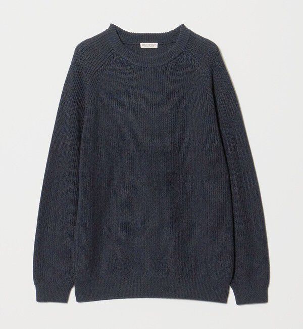 BEAUTY&YOUTH UNITED ARROWS「ユナイテッド コットン アゼ クルーネック ニット ウォッシャブル」|ニット・セーター|