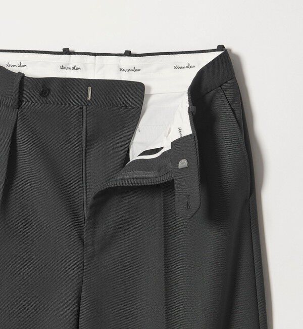 STEVEN ALAN「＜Steven Alan＞ ヴィンテージツイル インツープリーツ ドレス トラウザーズ II」|スラックス|