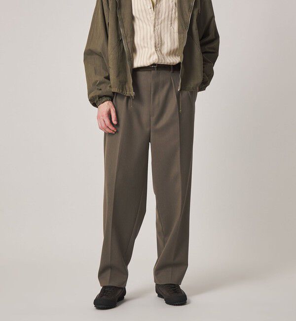 STEVEN ALAN「＜Steven Alan＞ ヴィンテージツイル インツープリーツ ドレス トラウザーズ II」|スラックス|