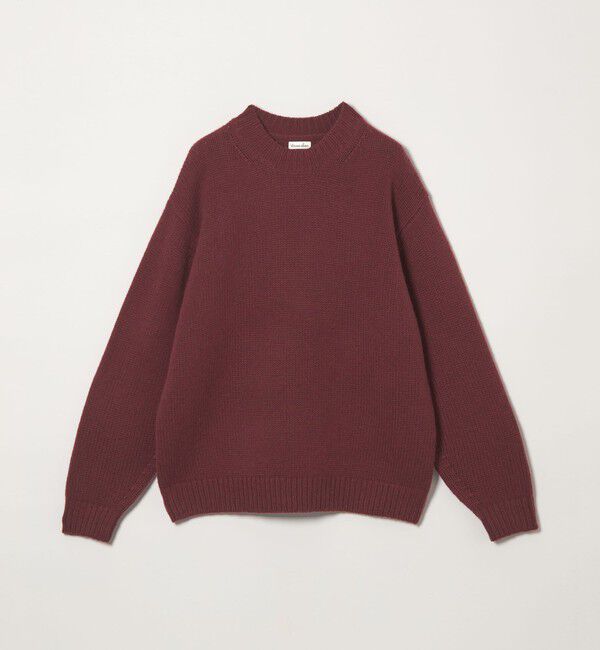 STEVEN ALAN「＜Steven Alan＞ ハミルトンラムズウール モックネック ニット」|ニット・セーター|WINE