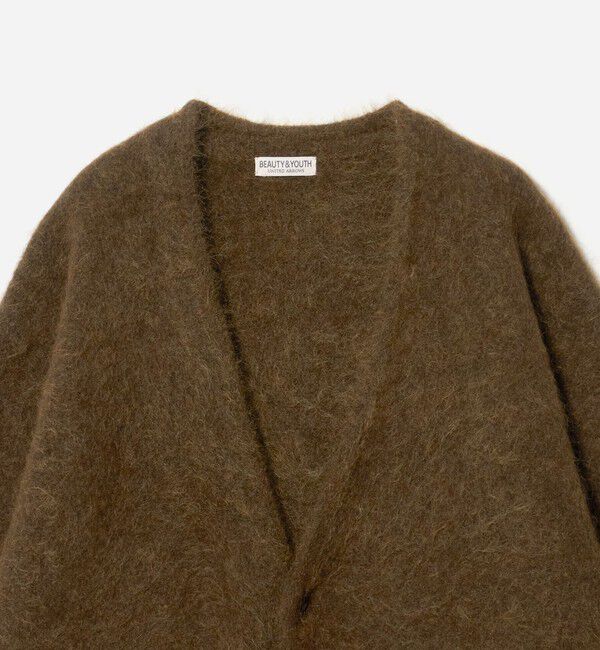 BEAUTY&YOUTH UNITED ARROWS「シャギー モヘヤ Vネック カーディガン」|カーディガン|