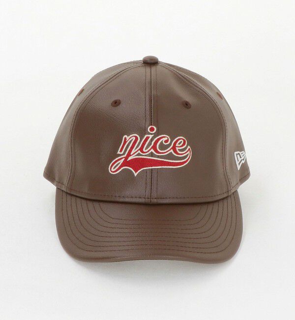 NICE WEATHER「【別注】＜NEW ERA＞レザーライク 930 キャップ」|キャップ・キャスケット|