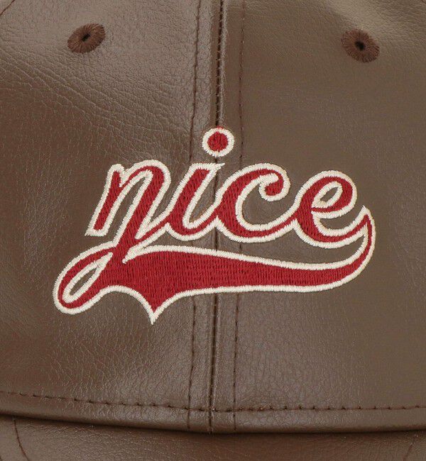 NICE WEATHER「【別注】＜NEW ERA＞レザーライク 930 キャップ」|キャップ・キャスケット|