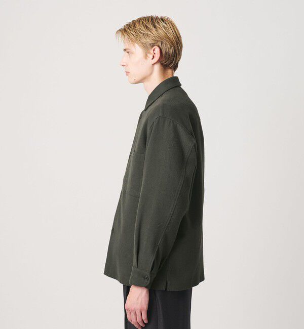 BEAUTY&YOUTH UNITED ARROWS「HI-LINE スリーク ウール コットン オーバー シャツ」|シャツ・ブラウス|