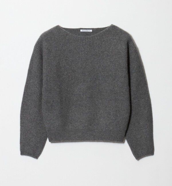 BEAUTY&YOUTH UNITED ARROWS「フォックスブレンド ボリュームスリーブ ボートネックニットプルオーバー」|ニット・セーター|