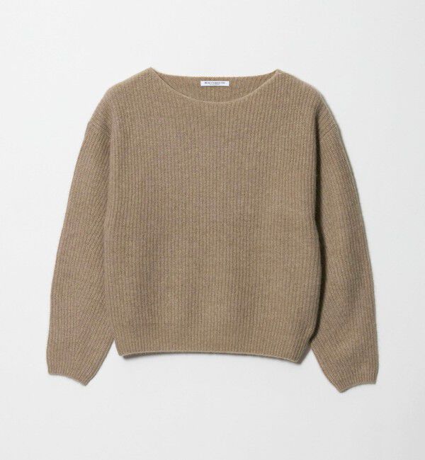 BEAUTY&YOUTH UNITED ARROWS「フォックスブレンド ボリュームスリーブ ボートネックニットプルオーバー」|ニット・セーター|BEIGE