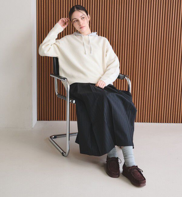 BEAUTY&YOUTH UNITED ARROWS「ウールカシミヤ アクア クルーネックニット」|ニット・セーター|