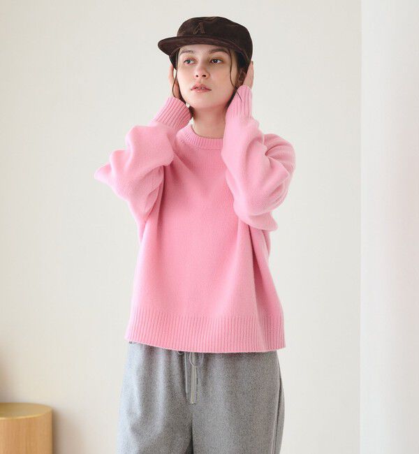BEAUTY&YOUTH UNITED ARROWS「ウールカシミヤ アクア クルーネックニット」|ニット・セーター|
