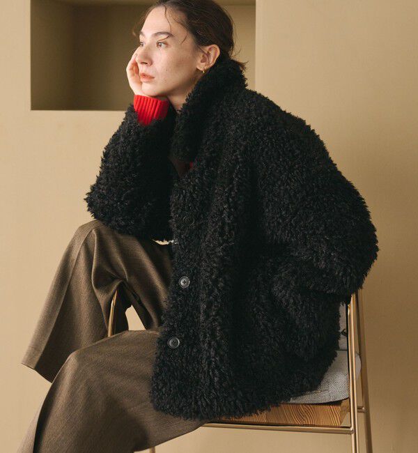 BEAUTY&YOUTH UNITED ARROWS「カーリー フェイクファー ジャケット」|その他|