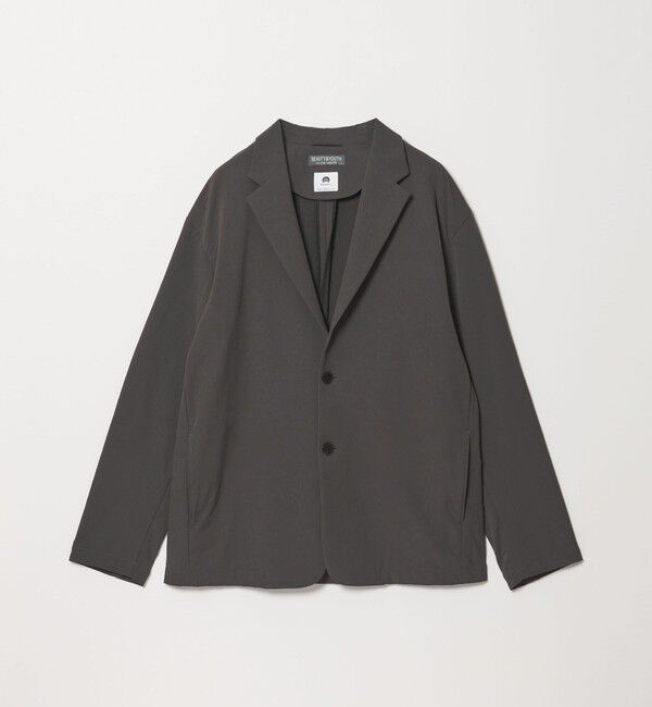 BEAUTY&YOUTH UNITED ARROWS「KOMATSU PACK URK リラックス ジャケット ストレッチ セットアップ対応 裏起毛」|テーラードジャケット|DK.GRAY