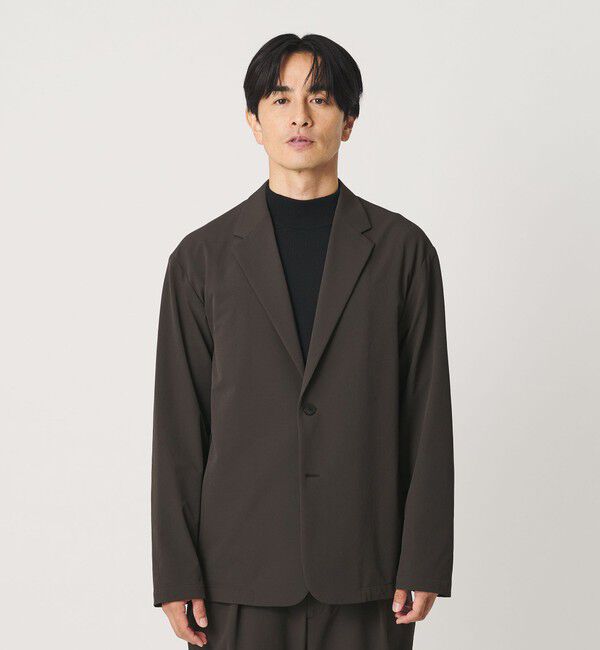 BEAUTY&YOUTH UNITED ARROWS「KOMATSU PACK URK リラックス ジャケット ストレッチ セットアップ対応 裏起毛」|テーラードジャケット|