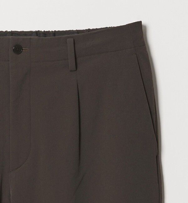 BEAUTY&YOUTH UNITED ARROWS「KOMATSU PACK URK 1プリーツ テーパード パンツ NO.5 ストレッチ セットアップ対応 裏起毛」|チノ|