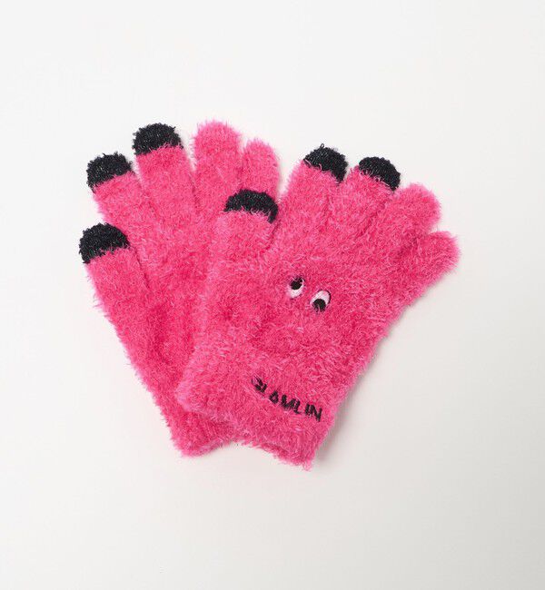 NICE WEATHER「＜GLAMLIN＞ファイブフィンガー グローブ」|手袋|PINK