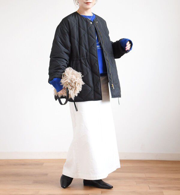 SHIPS for women「〈撥水加工/手洗い可能〉HEAT 中綿 キルティング ジップ ブルゾン」|ブルゾン・スタジャン|