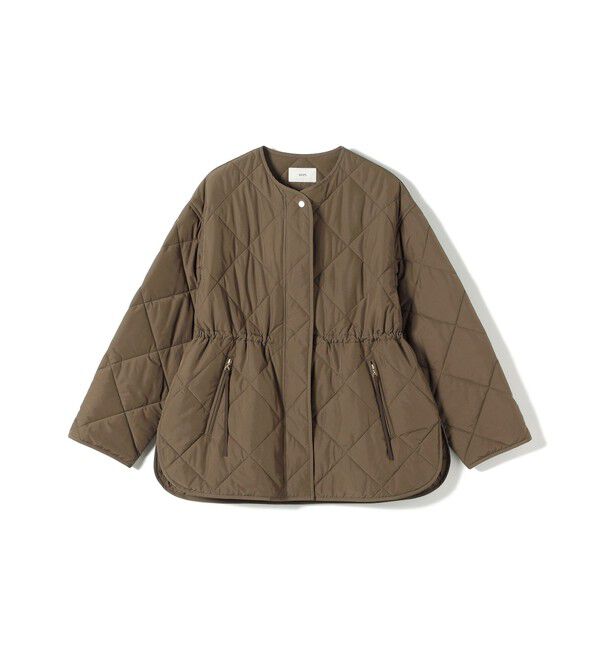 SHIPS for women「〈撥水加工/手洗い可能〉HEAT 中綿 キルティング ジップ ブルゾン」|ブルゾン・スタジャン|