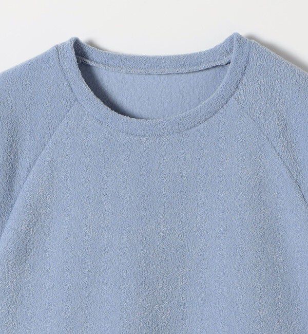 SHIPS any「〈洗濯機可能〉裏起毛 パイル ウェーブ ペプラム ラグラン プルオーバー」|Tシャツ・カットソー|