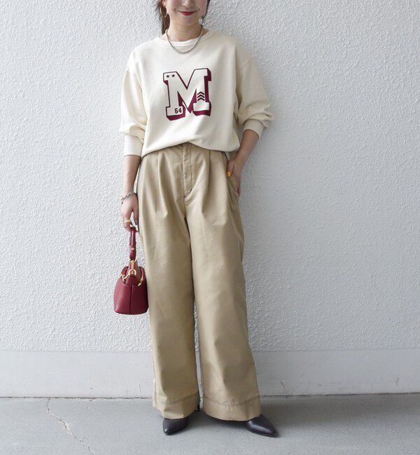 SHIPS any「【SHIPS any別注】THE KNiTS:〈洗濯機可能〉ロゴ プリント スウェット 26AW 2」|スウェット・ジャージ|