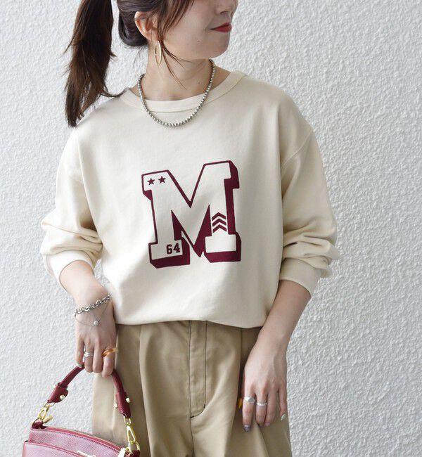 SHIPS any「【SHIPS any別注】THE KNiTS:〈洗濯機可能〉ロゴ プリント スウェット 26AW 2」|スウェット・ジャージ|