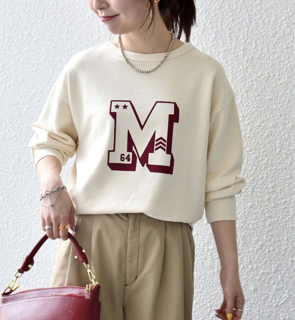 SHIPS any「【SHIPS any別注】THE KNiTS:〈洗濯機可能〉ロゴ プリント スウェット 26AW 2」|スウェット・ジャージ|