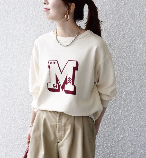 SHIPS any「【SHIPS any別注】THE KNiTS:〈洗濯機可能〉ロゴ プリント スウェット 26AW 2」|スウェット・ジャージ|
