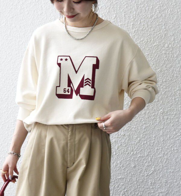 SHIPS any「【SHIPS any別注】THE KNiTS:〈洗濯機可能〉ロゴ プリント スウェット 26AW 2」|スウェット・ジャージ|