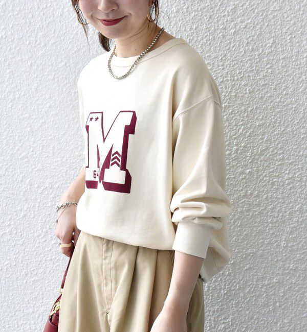 SHIPS any「【SHIPS any別注】THE KNiTS:〈洗濯機可能〉ロゴ プリント スウェット 26AW 2」|スウェット・ジャージ|