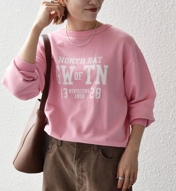 SHIPS any「【SHIPS any別注】THE KNiTS:〈洗濯機可能〉ロゴ プリント スウェット 26AW 2」|スウェット・ジャージ|