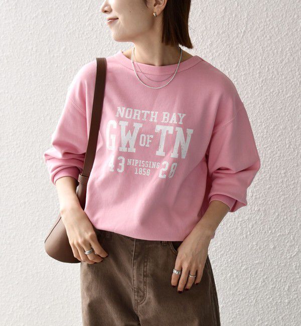 SHIPS any「【SHIPS any別注】THE KNiTS:〈洗濯機可能〉ロゴ プリント スウェット 26AW 2」|スウェット・ジャージ|