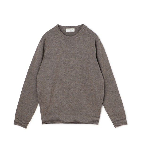 TOMORROWLAND MENS「TOMORROWLAND tricot メリノベーシック クルーネックプルオーバー」|ニット・セーター|45 キャメル