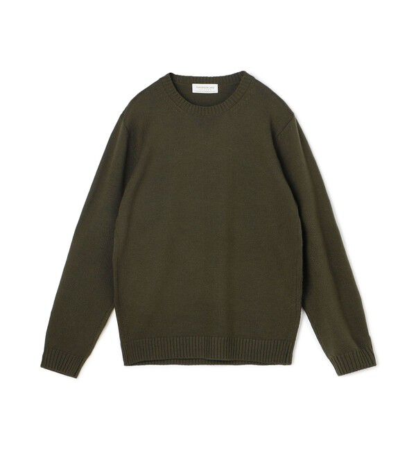TOMORROWLAND MENS「TOMORROWLAND tricot メリノベーシック クルーネックプルオーバー」|ニット・セーター|59 ダークグリーン