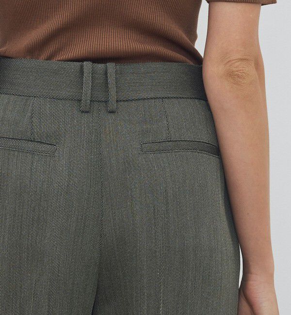 DES PRES「ハイツイストカルゼ ワンタックパンツ」|スラックス|
