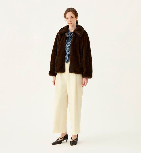 Ballsey「ランダムエコファー ラウンドフォルムコート」|その他|