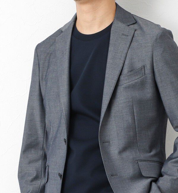 NOLLEY'S goodman「《ビジカジ対応》超長綿ハイゲージシルケット ポンチドレスCN ロンT 25AW」|Tシャツ・カットソー|ダークネイビー