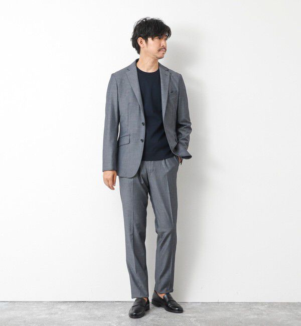 NOLLEY'S goodman「《ビジカジ対応》超長綿ハイゲージシルケット ポンチドレスCN ロンT 25AW」|Tシャツ・カットソー|