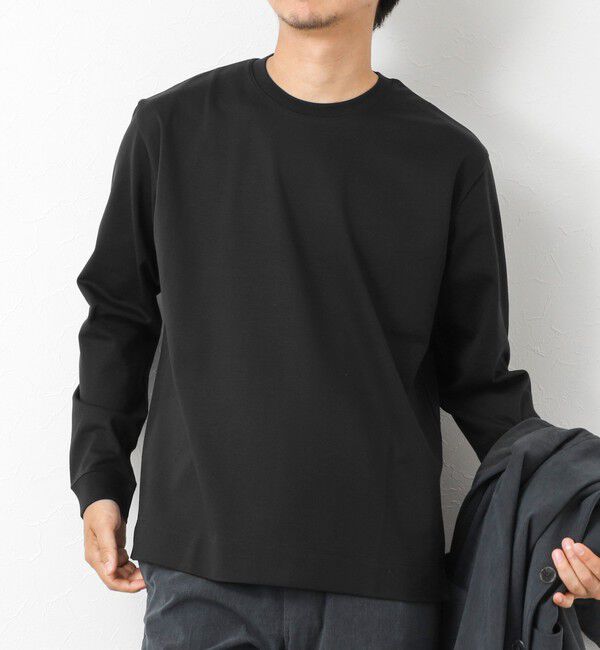 NOLLEY'S goodman「《ビジカジ対応》超長綿ハイゲージシルケット ポンチドレスCN ロンT 25AW」|Tシャツ・カットソー|