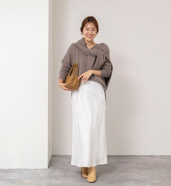 NOLLEY'S「【新色追加】《手洗い可能》ヘアリーVネックプルオーバー」|ニット・セーター|