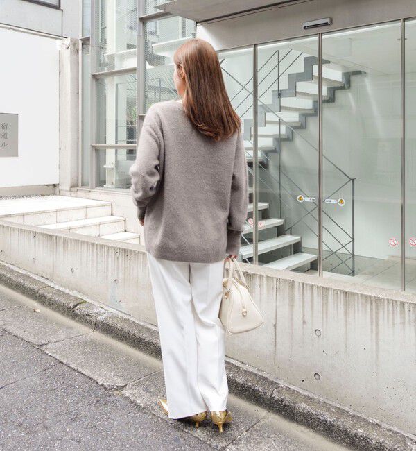 NOLLEY'S「【新色追加】《手洗い可能》ヘアリーVネックプルオーバー」|ニット・セーター|