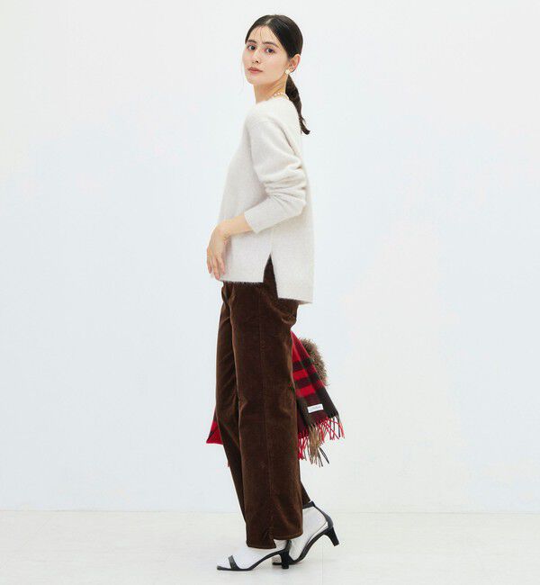 NOLLEY'S「【新色追加】《手洗い可能》ヘアリーVネックプルオーバー」|ニット・セーター|
