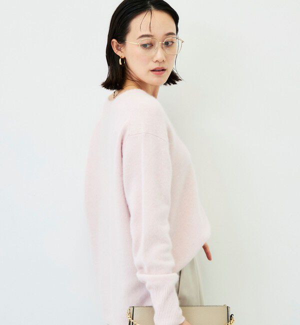 NOLLEY'S「【新色追加】《手洗い可能》ヘアリーVネックプルオーバー」|ニット・セーター|