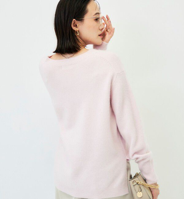 NOLLEY'S「【新色追加】《手洗い可能》ヘアリーVネックプルオーバー」|ニット・セーター|