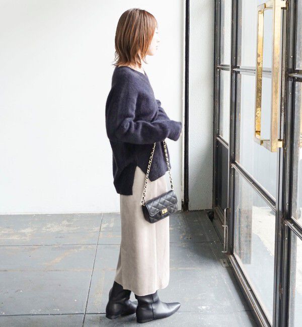 NOLLEY'S「【新色追加】《手洗い可能》ヘアリーVネックプルオーバー」|ニット・セーター|