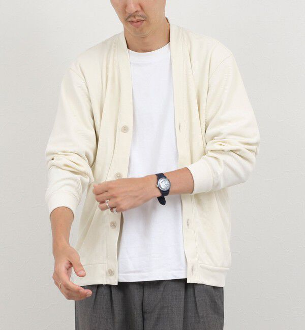 NOLLEY'S goodman「ワッフルカーディガン ウォッシャブル 26AW」|カーディガン|