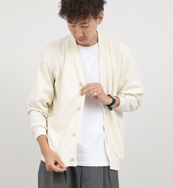 NOLLEY'S goodman「ワッフルカーディガン ウォッシャブル 26AW」|カーディガン|