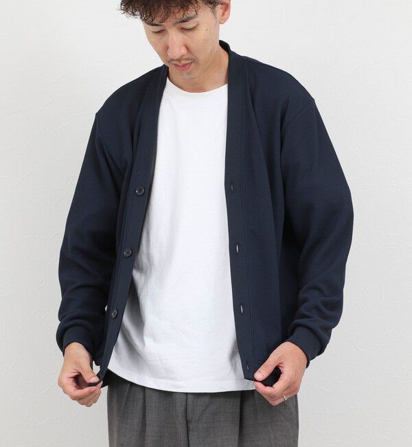 NOLLEY'S goodman「ワッフルカーディガン ウォッシャブル 26AW」|カーディガン|