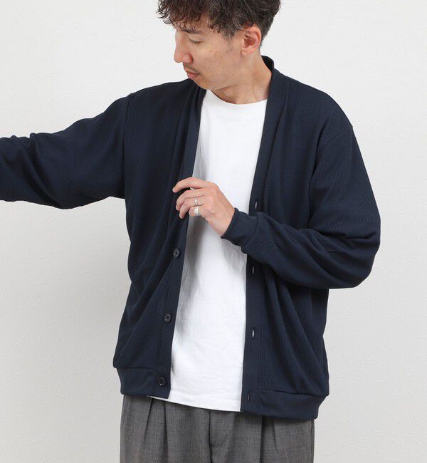 NOLLEY'S goodman「ワッフルカーディガン ウォッシャブル 26AW」|カーディガン|
